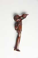 Free download Netsuke of Ashinaga Blowing a Sea Horn free photo or picture to be edited with GIMP online image editor