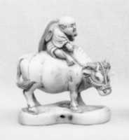 Free download Netsuke of Boy on a Cow free photo or picture to be edited with GIMP online image editor