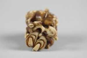 Free download Netsuke of Female Figure (Okame) with a Deer free photo or picture to be edited with GIMP online image editor