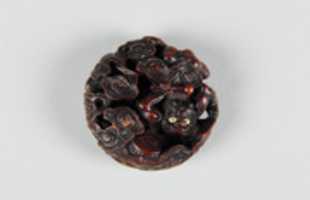 Free download Netsuke of God of Thunder (Raijin) in Clouds free photo or picture to be edited with GIMP online image editor