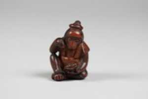 Free download Netsuke of Monkey Examining Turtle free photo or picture to be edited with GIMP online image editor