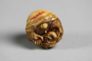Free download Netsuke of Monkey Looking at a Fly through a Magnifying Glass free photo or picture to be edited with GIMP online image editor