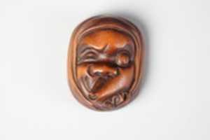 Free download Netsuke of Noh Mask; One-Eyed Hyottoko free photo or picture to be edited with GIMP online image editor