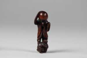 Free download Netsuke of Octopus and Monkey free photo or picture to be edited with GIMP online image editor