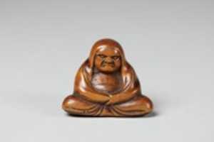 Free download Netsuke of Seated Figure; Daruma free photo or picture to be edited with GIMP online image editor