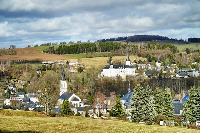 Free download neuhausen ore mountains panorama free picture to be edited with GIMP free online image editor