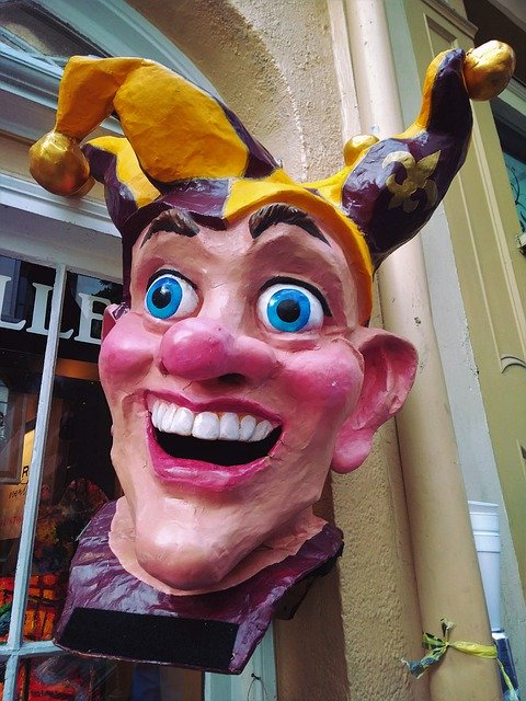 Free download New Orleans Mardi Gras Head -  free photo or picture to be edited with GIMP online image editor