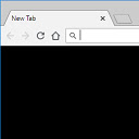 New Tab Blank Black Page  screen for extension Chrome web store in OffiDocs Chromium
