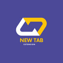 New Tab Extension  screen for extension Chrome web store in OffiDocs Chromium