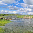 New tab page with Golan Heights photo  screen for extension Chrome web store in OffiDocs Chromium