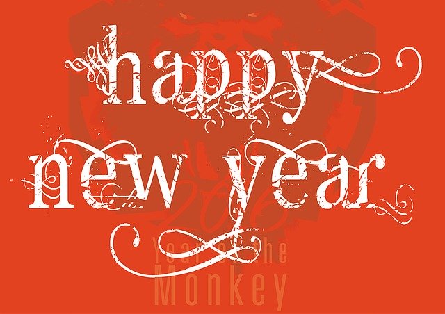Free download New Year 2016 Wordpress -  free illustration to be edited with GIMP free online image editor