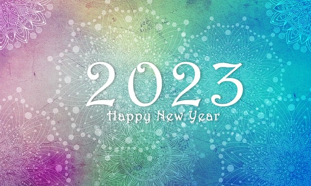 Bezpłatne pobieranie obchodów nowego roku 2023 za darmo z pozdrowieniami do edycji za pomocą bezpłatnego edytora obrazów online GIMP