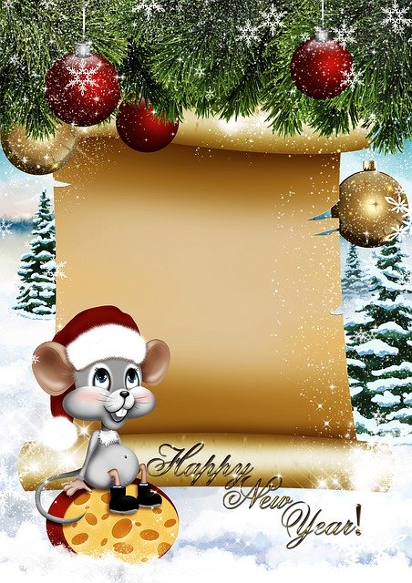 Template Photo New Year Christmas Card -  for OffiDocs