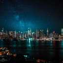 New York City at night  screen for extension Chrome web store in OffiDocs Chromium