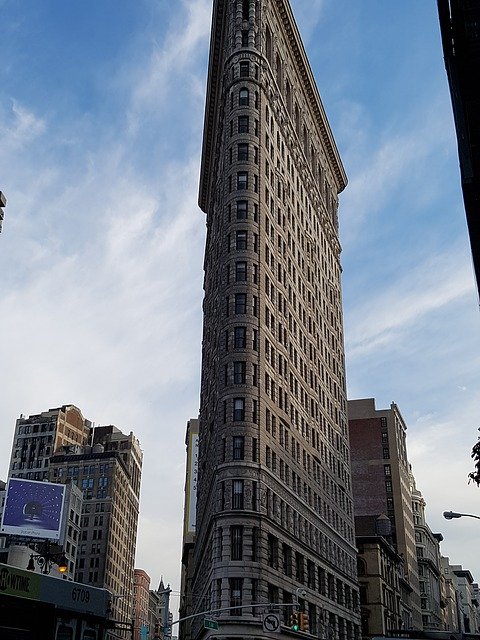 Free download New York City Flatiron Building -  free photo or picture to be edited with GIMP online image editor