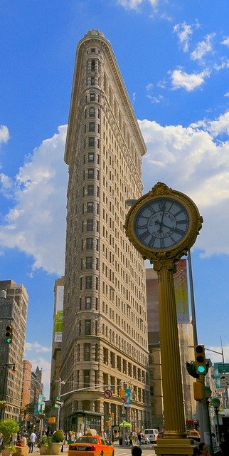 Free download New York Flat Iron -  free photo or picture to be edited with GIMP online image editor