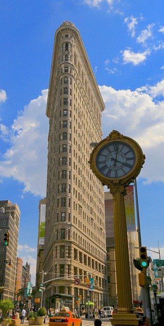 دانلود رایگان New York Flat Iron - عکس یا تصویر رایگان برای ویرایش با ویرایشگر تصویر آنلاین GIMP