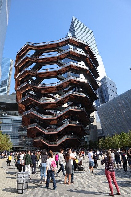 Unduh gratis Arsitektur New York Hudson Yards - foto atau gambar gratis untuk diedit dengan editor gambar online GIMP