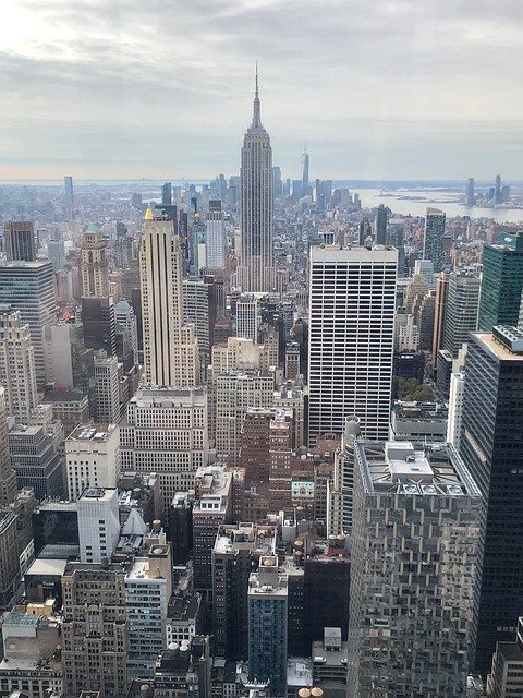 New York Skyline Architecture'ı ücretsiz indirin - GIMP çevrimiçi resim düzenleyiciyle düzenlenecek ücretsiz fotoğraf veya resim