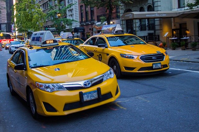 Descărcare gratuită New York Taxi City - fotografie sau imagini gratuite pentru a fi editate cu editorul de imagini online GIMP