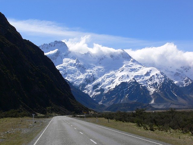 Free download New Zealand Mountain Mount Cook -  free photo or picture to be edited with GIMP online image editor