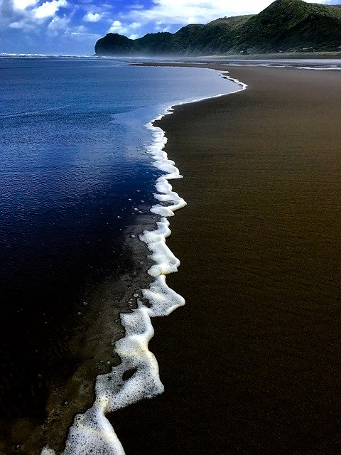 تنزيل New Zealand Piha Beach North مجانًا - صورة مجانية أو صورة ليتم تحريرها باستخدام محرر الصور عبر الإنترنت GIMP