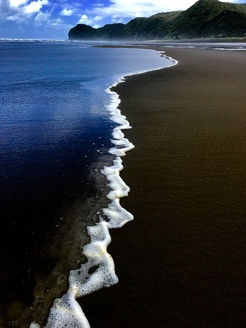 Gratis download Nieuw-Zeeland Piha Beach North - gratis foto of afbeelding om te bewerken met GIMP online afbeeldingseditor