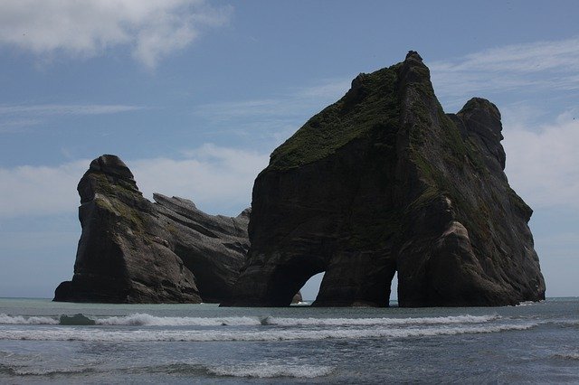 Téléchargement gratuit de Nouvelle-Zélande Île du Sud Wharariki - photo ou image gratuite à modifier avec l'éditeur d'images en ligne GIMP