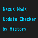 Nexus Mods Update Checker by History  screen for extension Chrome web store in OffiDocs Chromium