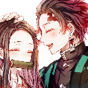 Nezuko Kamado Tanjirou Kamado Kimetsu no Yaiba Anime Theme  screen for extension Chrome web store in OffiDocs Chromium