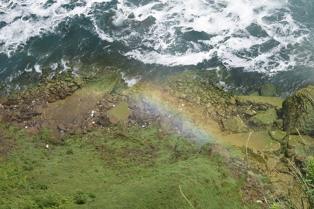 Unduh gratis Rumput Air Air Terjun Niagara - foto atau gambar gratis untuk diedit dengan editor gambar online GIMP