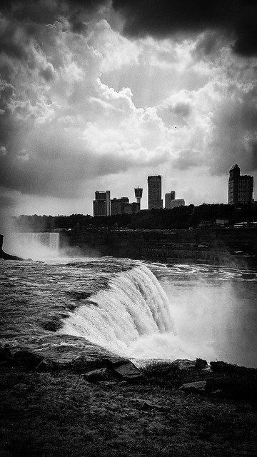 Baixe gratuitamente a Cachoeira das Cataratas do Niágara - foto ou imagem gratuita para ser editada com o editor de imagens online do GIMP