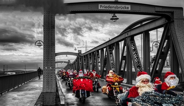 Template Photo Nicholas Motorcycle Christmas -  for OffiDocs
