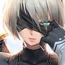 NieR: Automata | YoRHa 2B | Multicolored Eye  screen for extension Chrome web store in OffiDocs Chromium