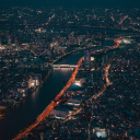 NIGHT BRIDGE Theme  screen for extension Chrome web store in OffiDocs Chromium
