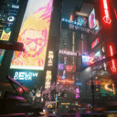 Night City Cyberpunk 2077 Live Wallpaper  screen for extension Chrome web store in OffiDocs Chromium