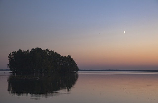 Free download Night Evening Lake -  free photo or picture to be edited with GIMP online image editor
