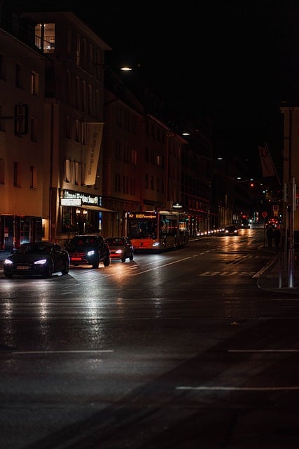 Free download night road bus automobile free picture to be edited with GIMP free online image editor