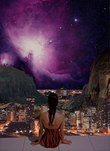 Free download Night Sky Galaxy -  free illustration to be edited with GIMP free online image editor