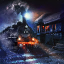 Night Train by the Old Station  screen for extension Chrome web store in OffiDocs Chromium