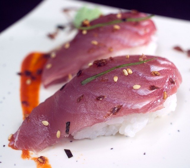 تنزيل Niguiri Tuna Sushi مجانًا - صورة أو صورة مجانية ليتم تحريرها باستخدام محرر الصور عبر الإنترنت GIMP