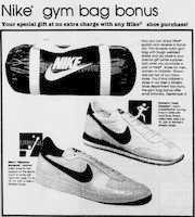 Free download Nike advertisements from the Alton Telegraph (August 27, 1982) free photo or picture to be edited with GIMP online image editor