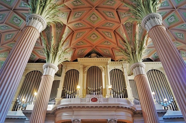 Free download Nikolai Church Organ Architecture -  free photo or picture to be edited with GIMP online image editor