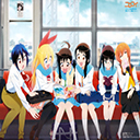 Nisekoi Theme; Kirisaki Chitoge and friends  screen for extension Chrome web store in OffiDocs Chromium