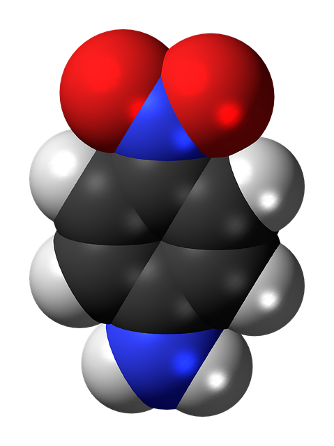Free download Nitroaniline Chemistry Atoms -  free illustration to be edited with GIMP free online image editor