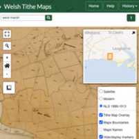 Free download NLW 1836 Tithe Map West Marsh Farm Laugharne Parish free photo or picture to be edited with GIMP online image editor