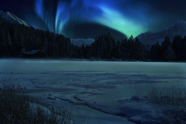 Free download northern lights aurora night free picture to be edited with GIMP free online image editor