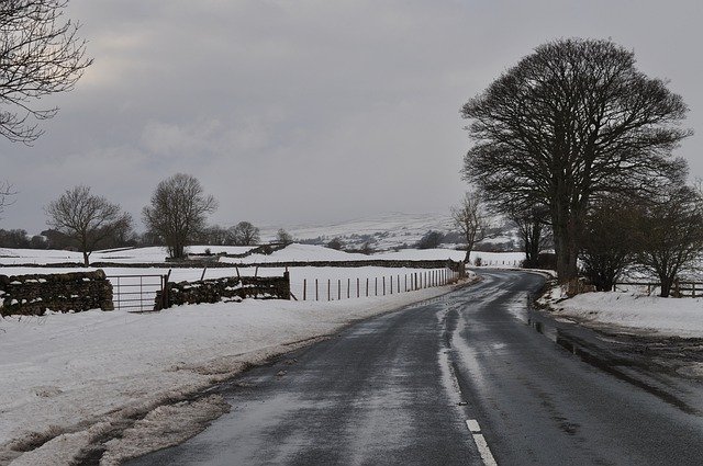 Free download North Yorkshire Snow Landscape -  free free photo or picture to be edited with GIMP online image editor