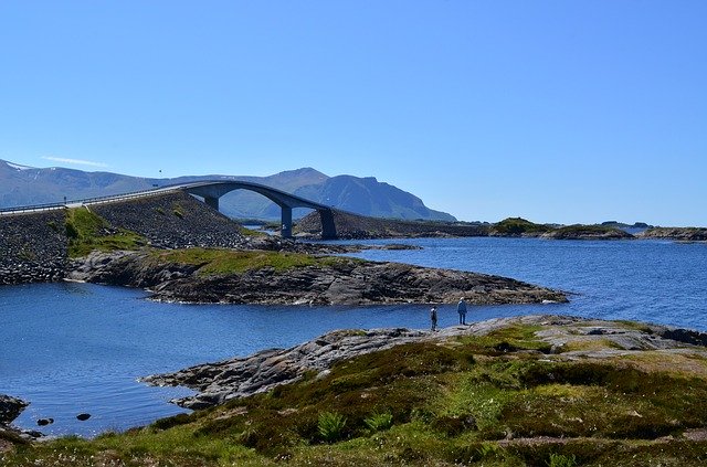 Template Photo Norway Bridge Water for OffiDocs