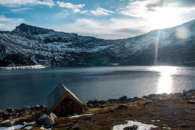 Free download norway lake cabin landscape hiking free picture to be edited with GIMP free online image editor